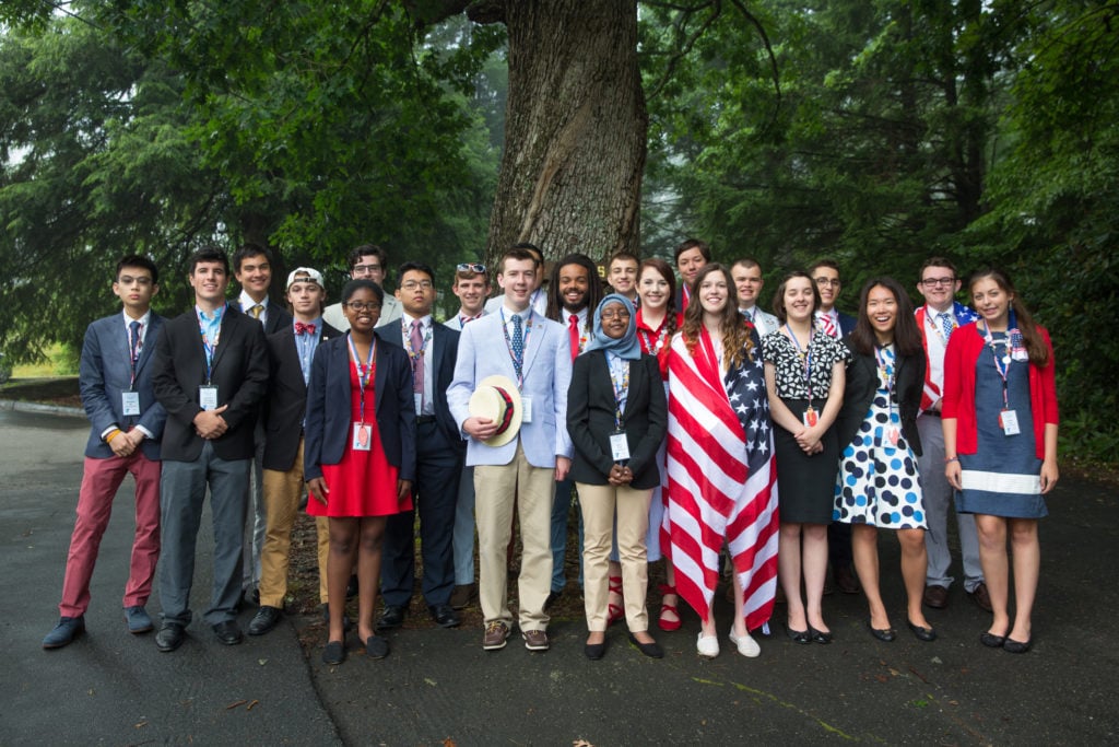 YMCA Conference on National Affairs delegates